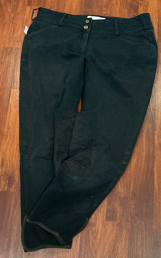 30 tailored sportsman black breeches