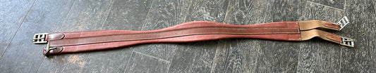 46” leather girth