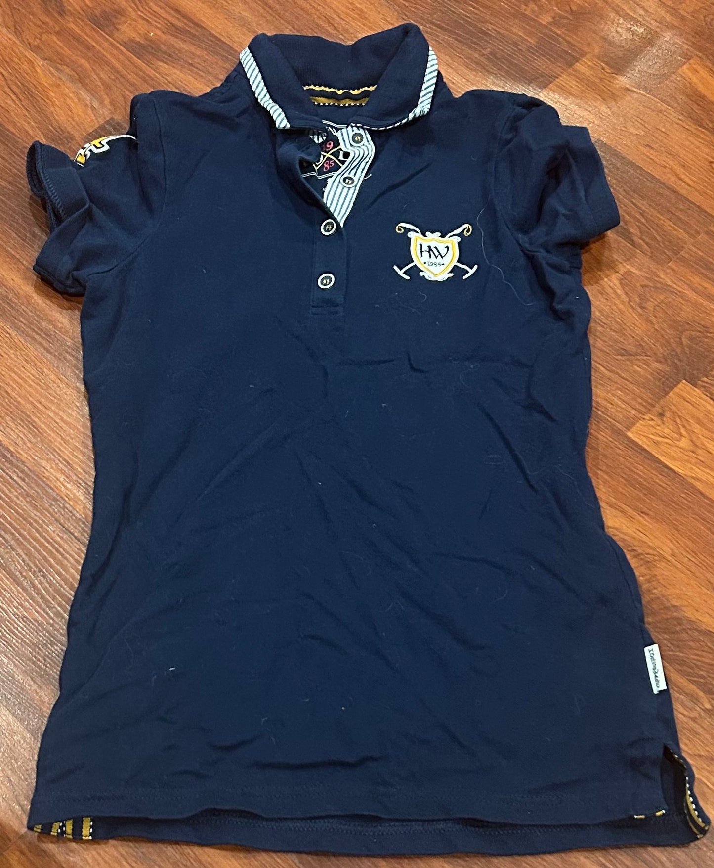 Horseware small blue polo shirt