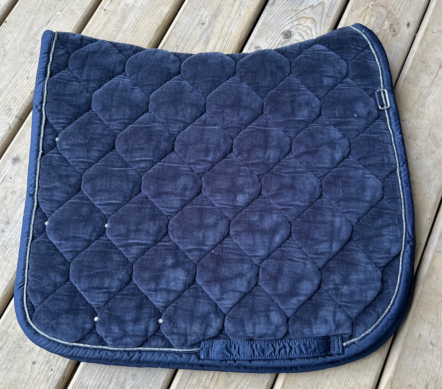 Eskadron classic sport navy velvet dressage pad