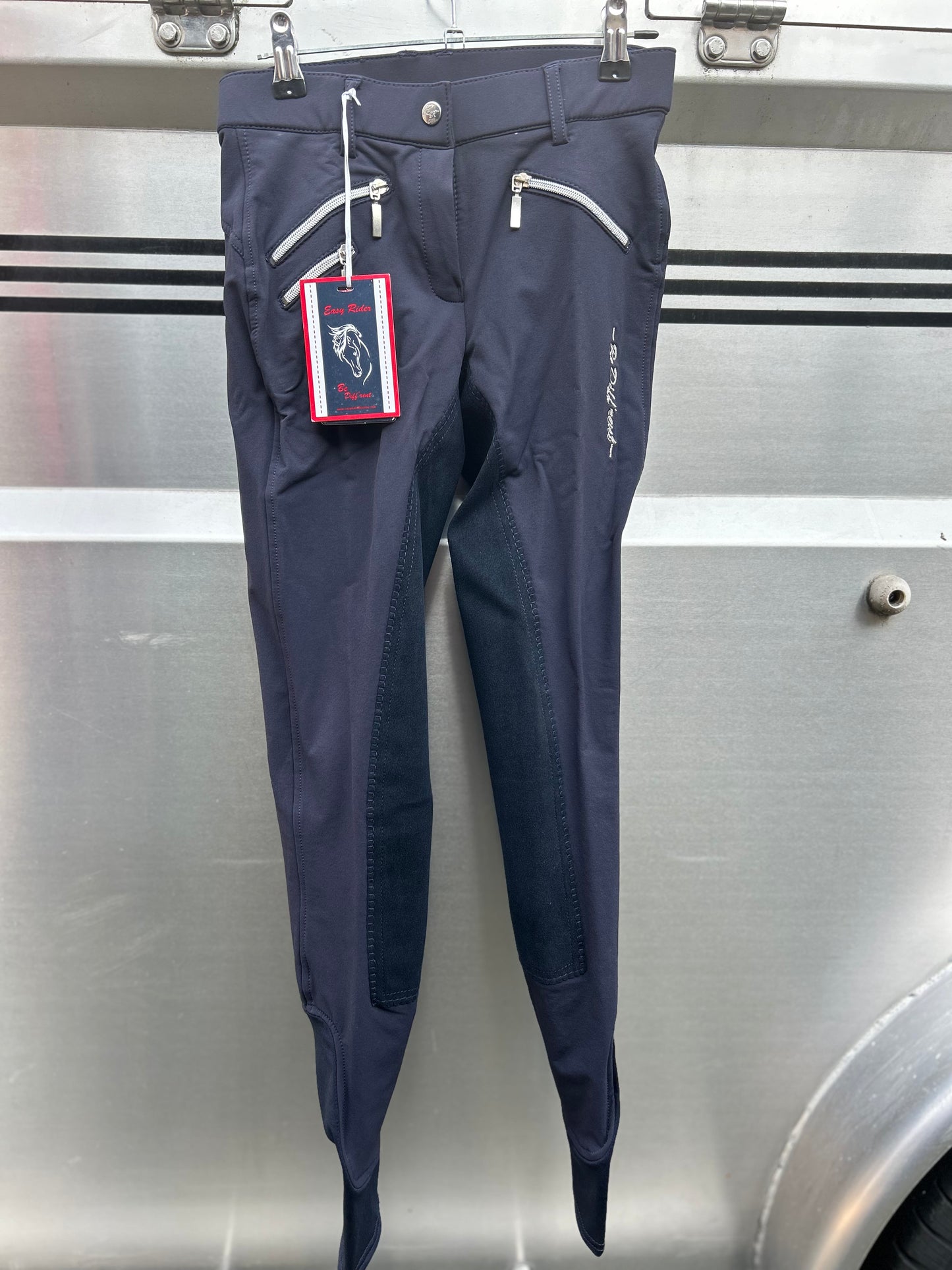 24L Easy rider Damon Dionne Navy Ladies full seat breeches