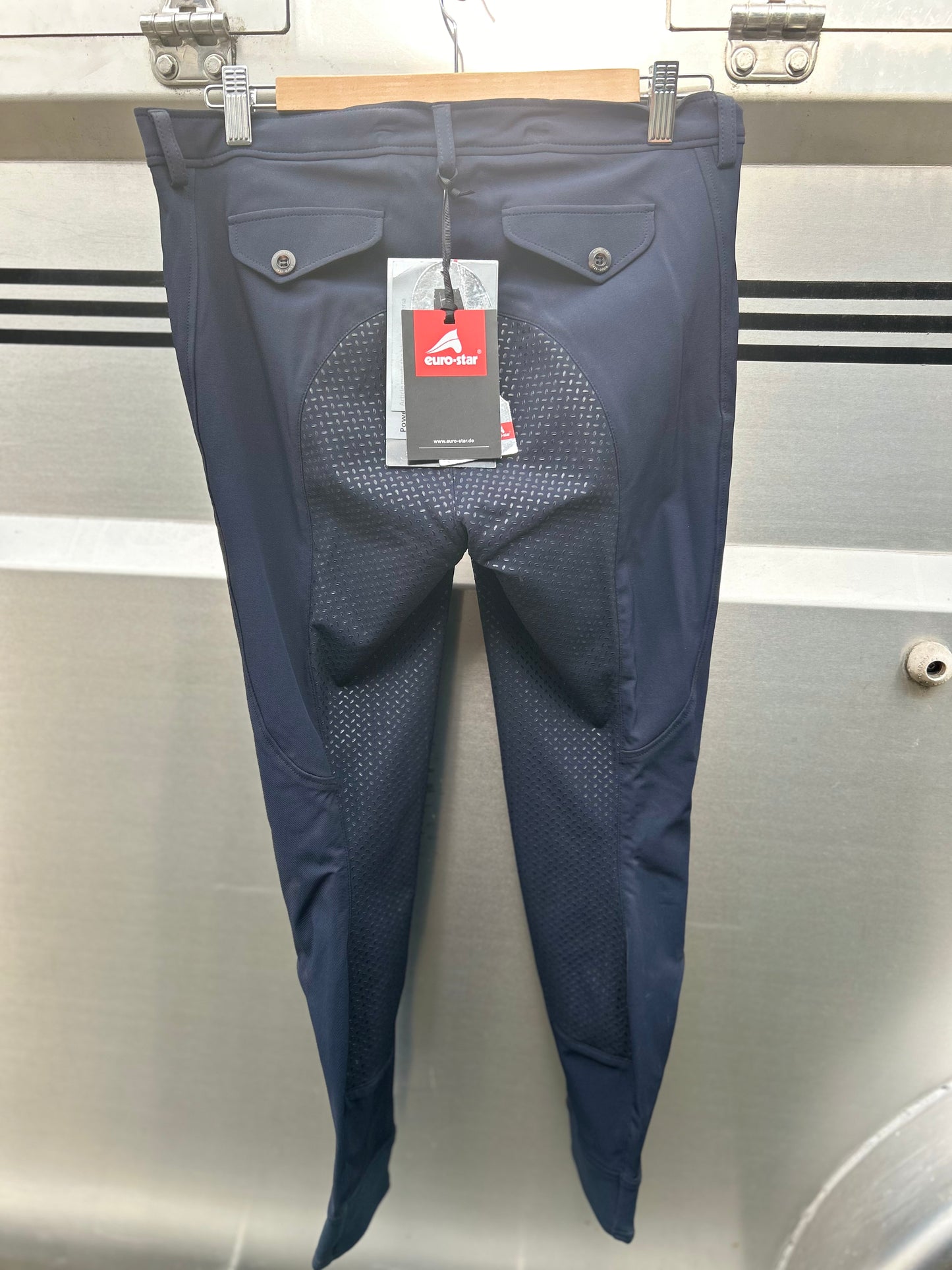 32R Euro Star Camilla navy full seat breeches