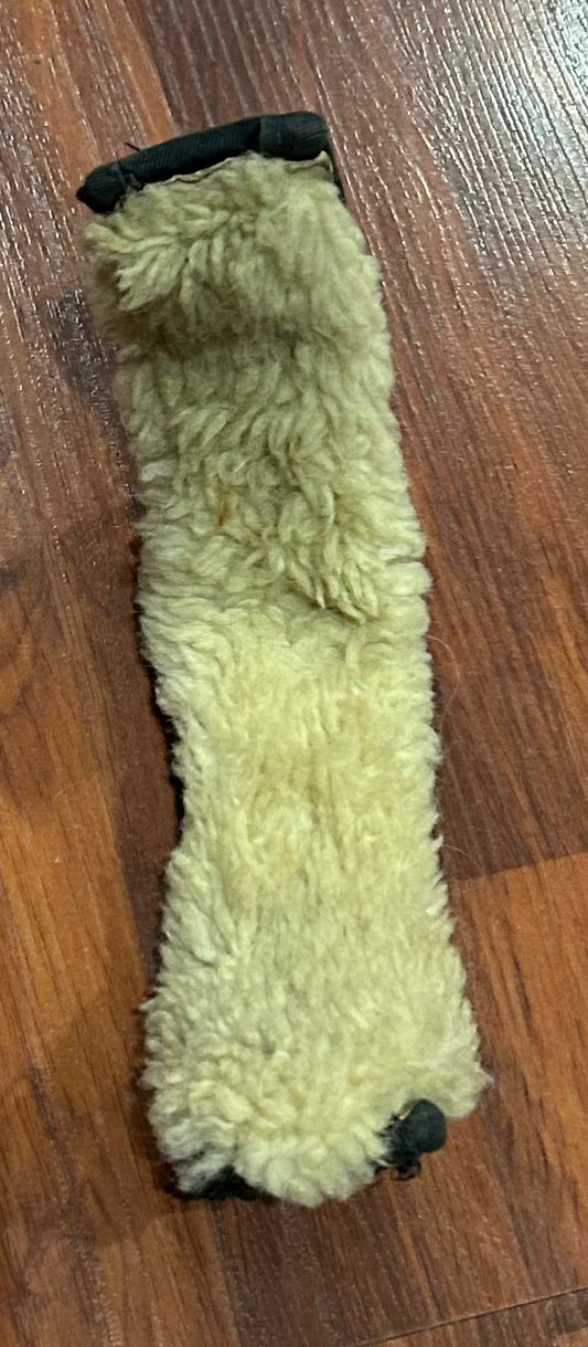 BR bridle padding natural sheepskin