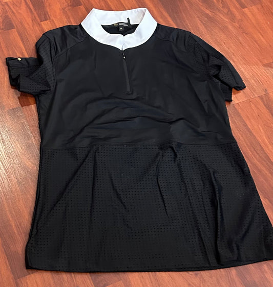 Euphoric equestrian XL (fits like medium) Grace short sleeve competition shirt