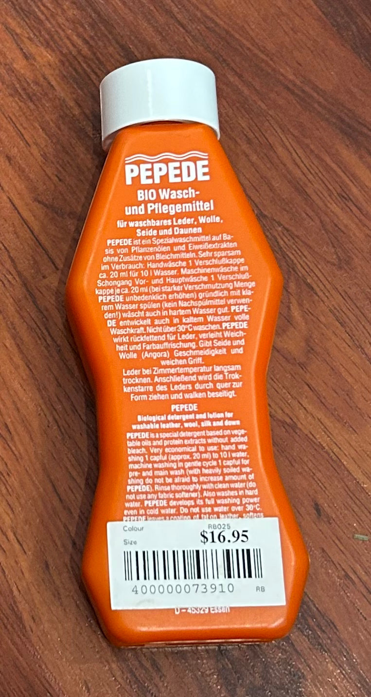 Pepede BIO wash (laundry for washable leather, wool, silk and down)