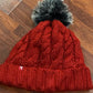 Euro Star red Toque faux fur top