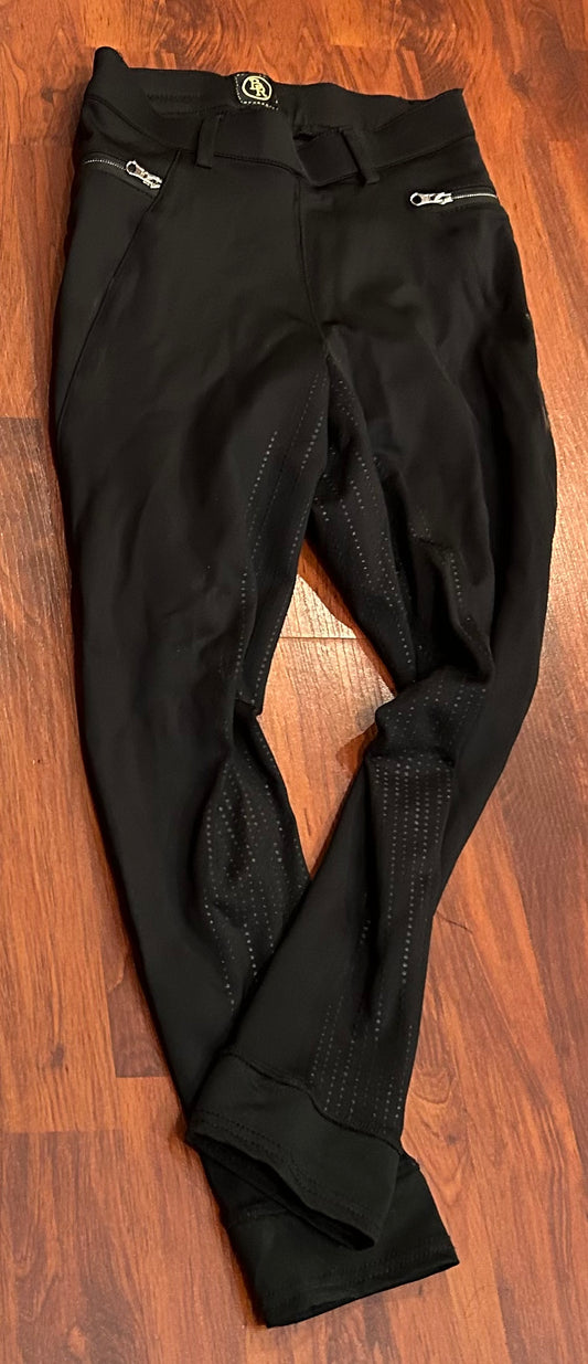 BR size 24 black riding tights