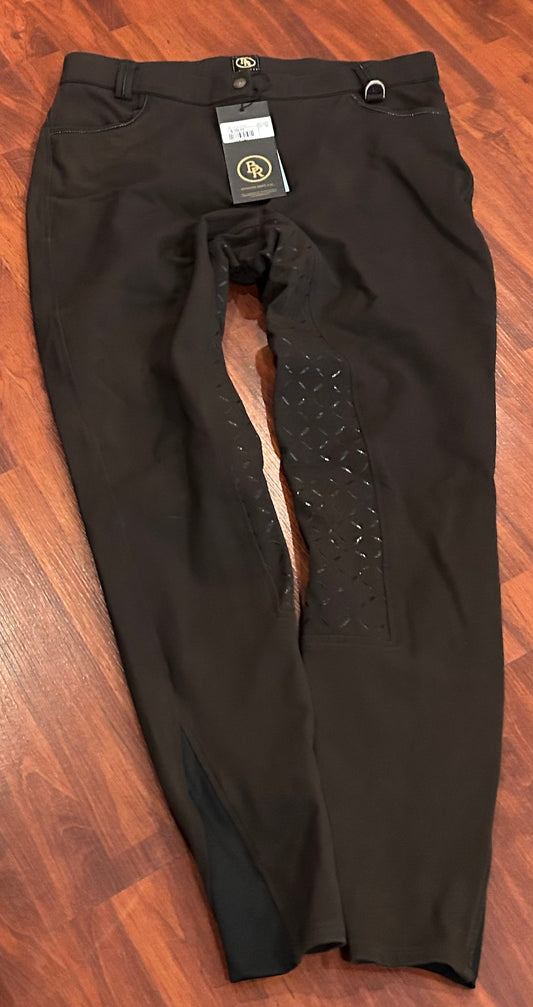 BR Miranda size 32 brown full seat breeches. Brand new.
