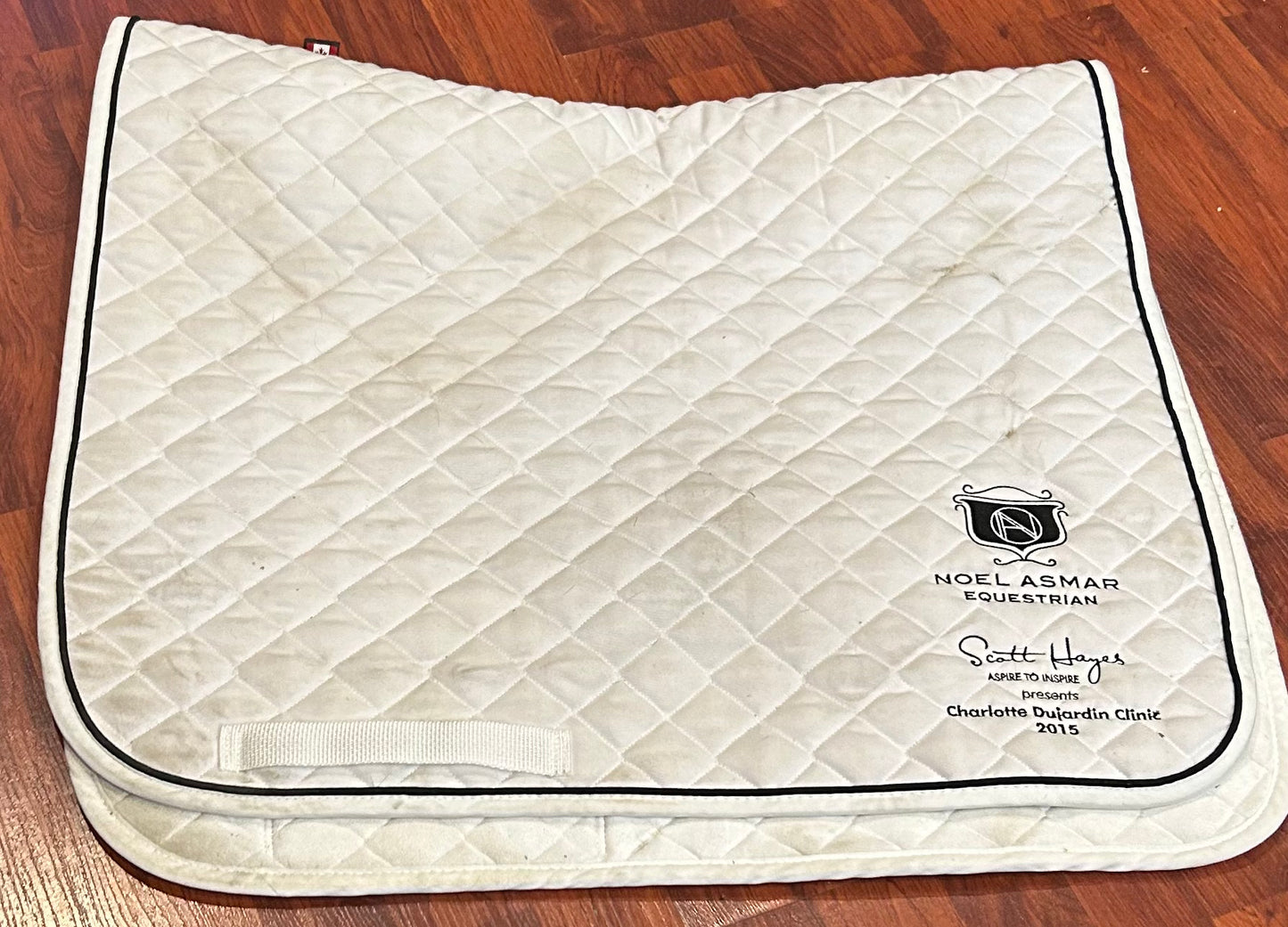 Ogilvy embroidered white pad