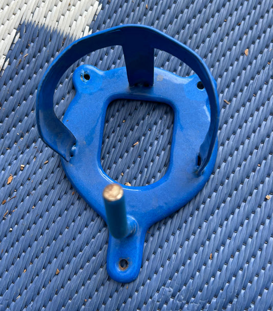 Blue bridle hanger