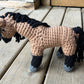 Brown plush horse 7” to wither