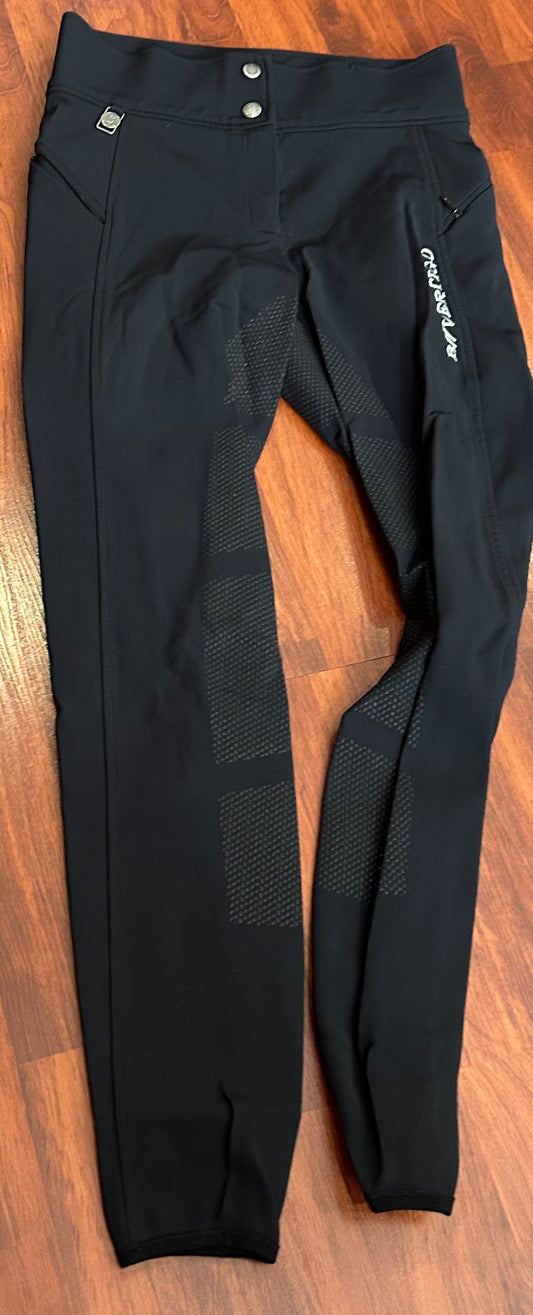 BVertigo size 24 black full seat breeches fleece lined