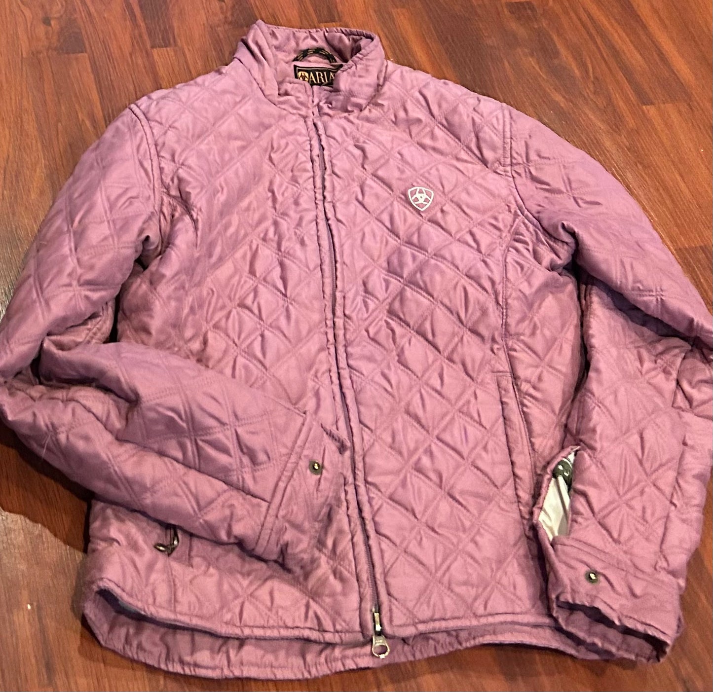 Ariat small pink quilted vest