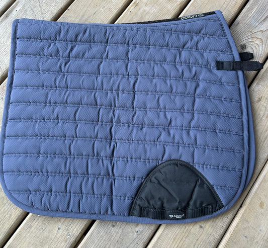 Catago dressage pad steel blue