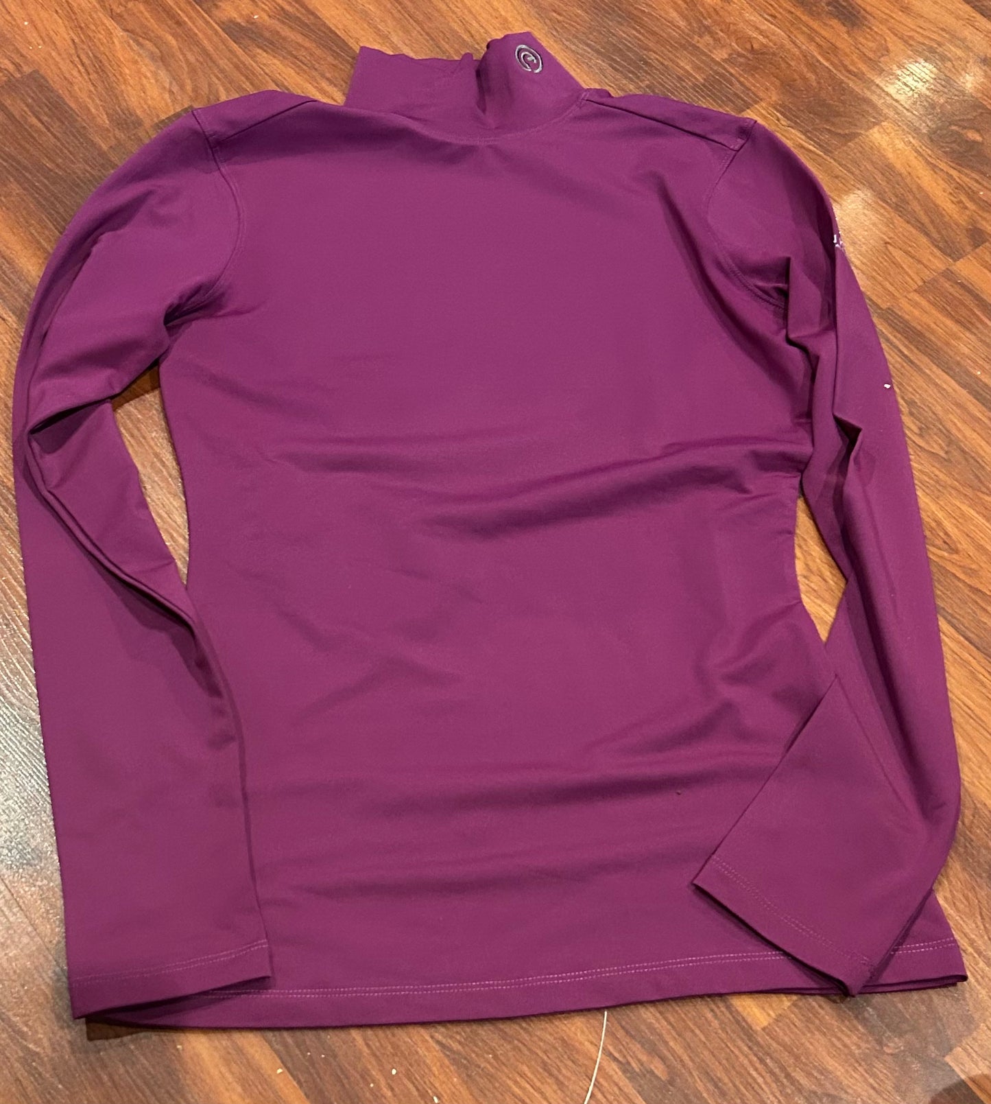 Anky small purple long sleeve high neck shirt