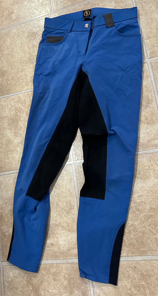 BR size 26 blue full seat breeches