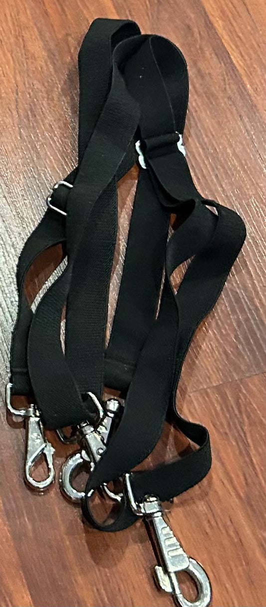 Blanket leg straps elastic set of 2 very clean