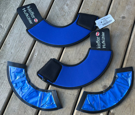 Kieffer cooling boots blue large. Brand new with extra set of inserts.