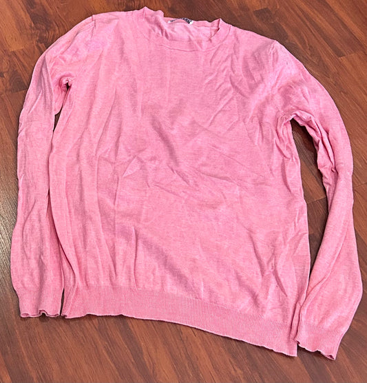 TKEQ medium pink sweater