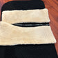 Fleeceworks 2 dressage pads (black and white) with removable set of Thera fleece panels and canvas storage bag.