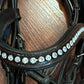 Solo Brown snaffle bridle full size with reins