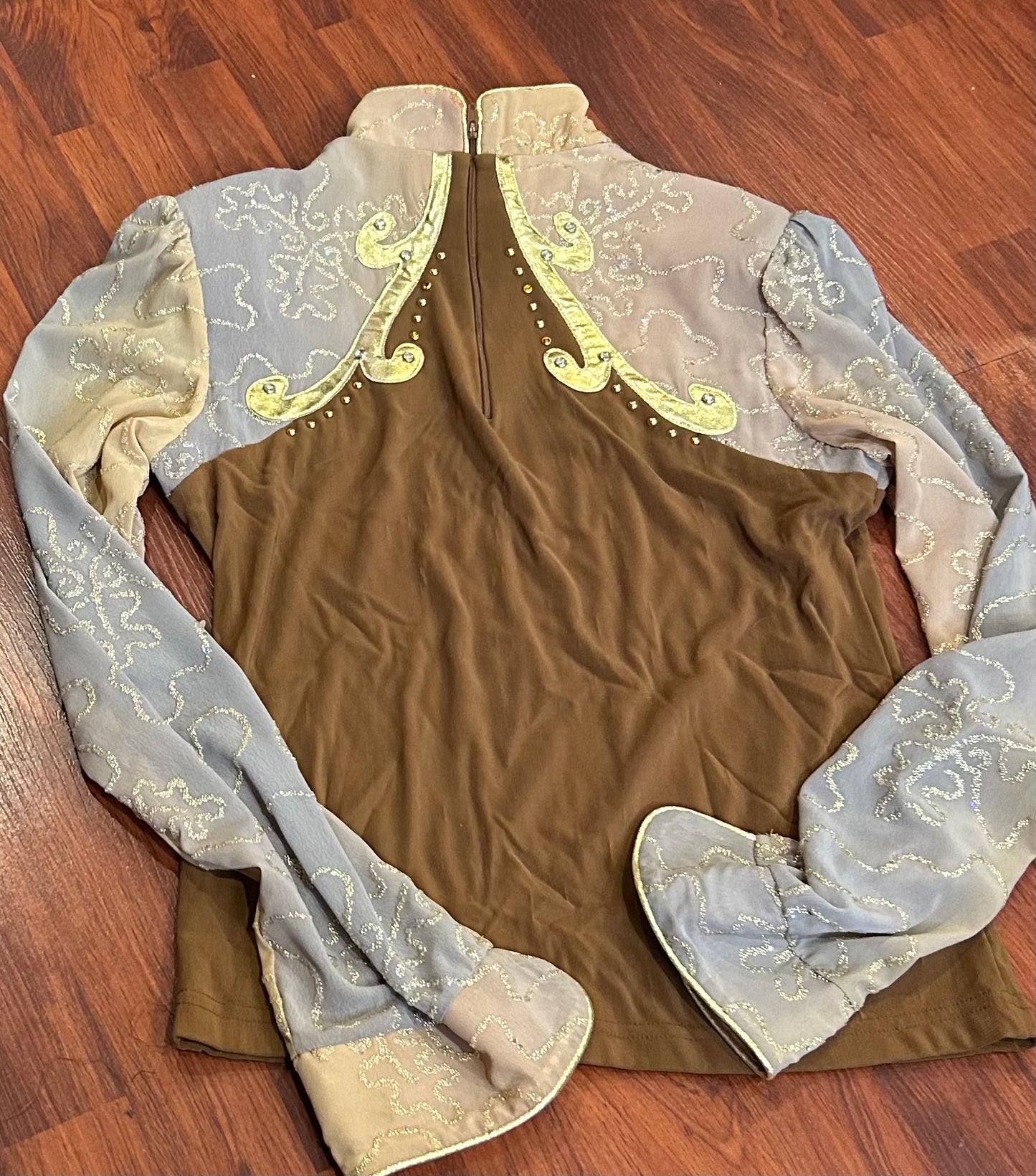 Hobby horse small western show shirt brown