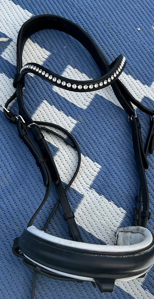 BR full size snaffle bridle
