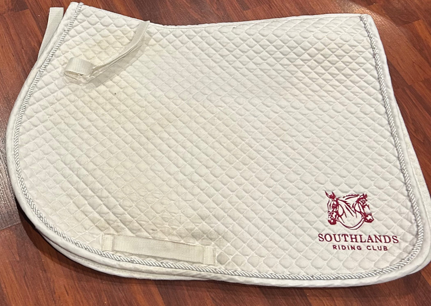 White AP/full pad. Embroidered Southlands