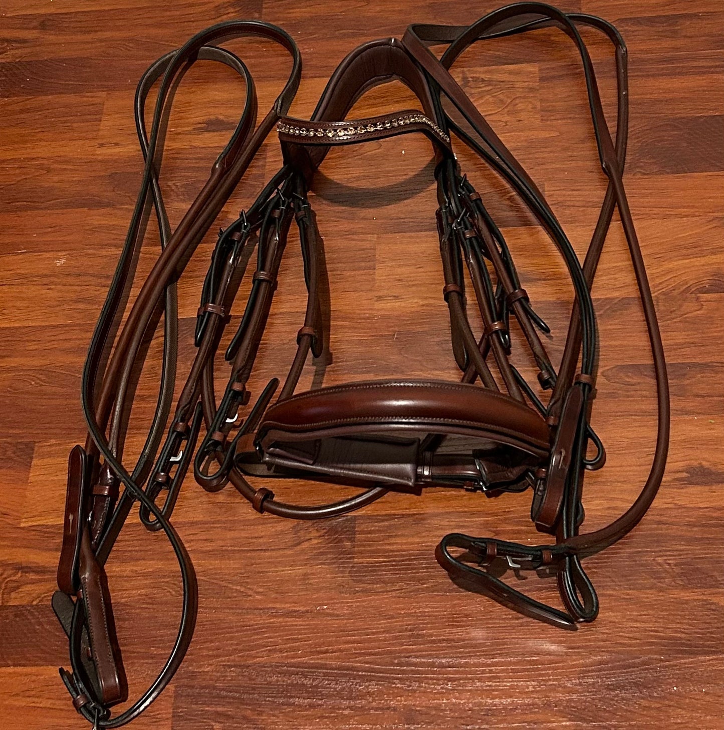 Kingsley brown double bridle Full