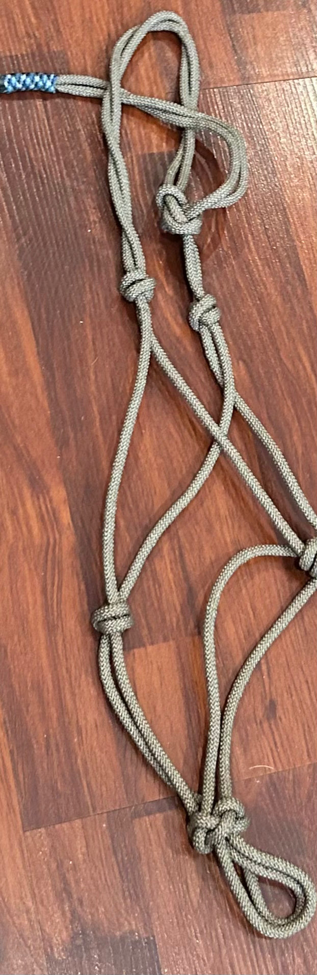 Rope halter brown full size – All About Tack