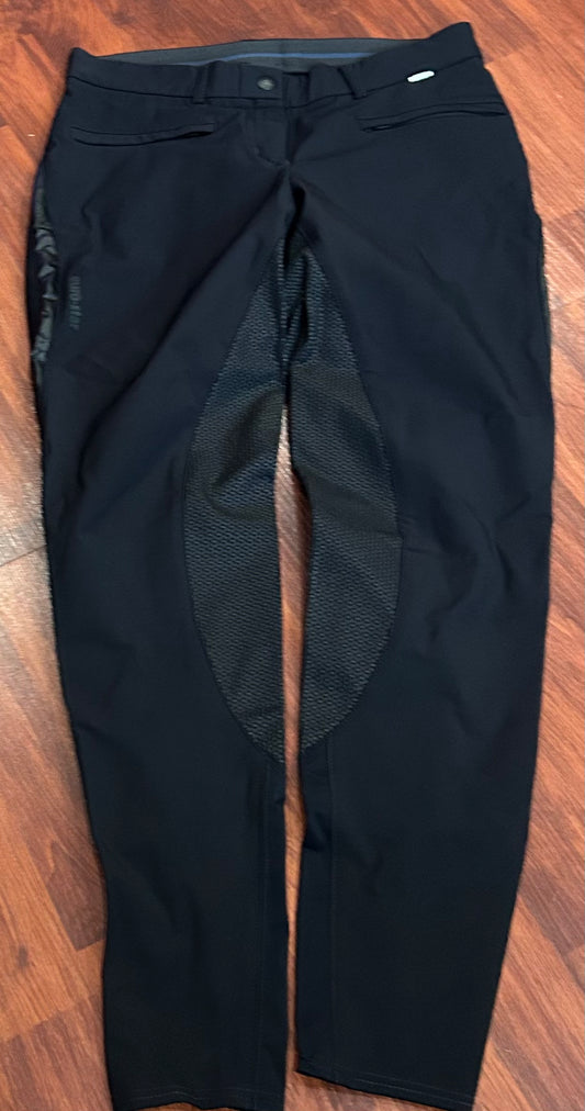 Euro star size 26 black full seat breeches