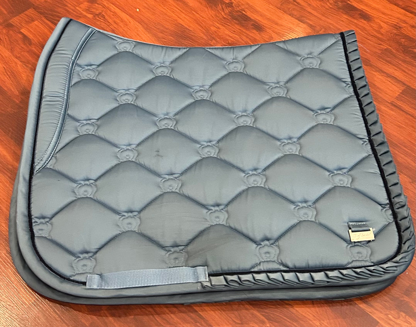 Pas of Sweden light blue dressage ruffle pad