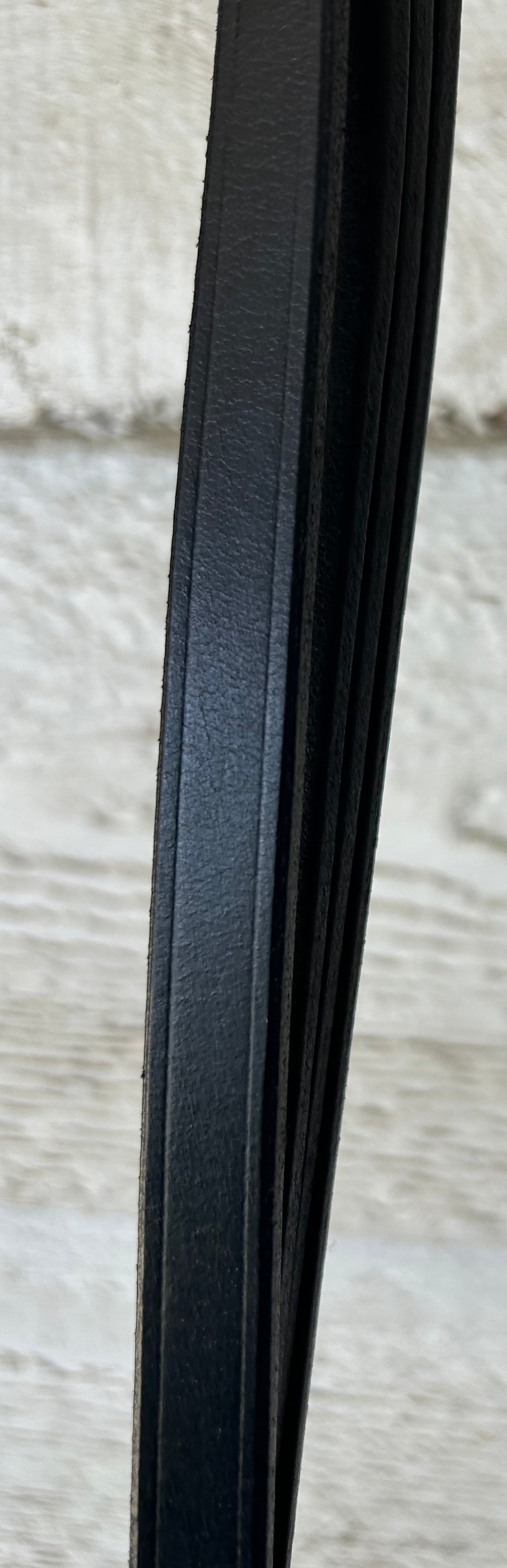 3/4” flat leather raised 60”