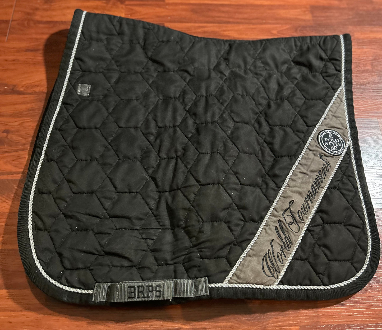 BR Polo Style black dressage pad