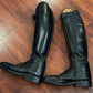 Size 4.5 (EU 2.5)Konig tall boots. 13” calf 17” from ground up the back.