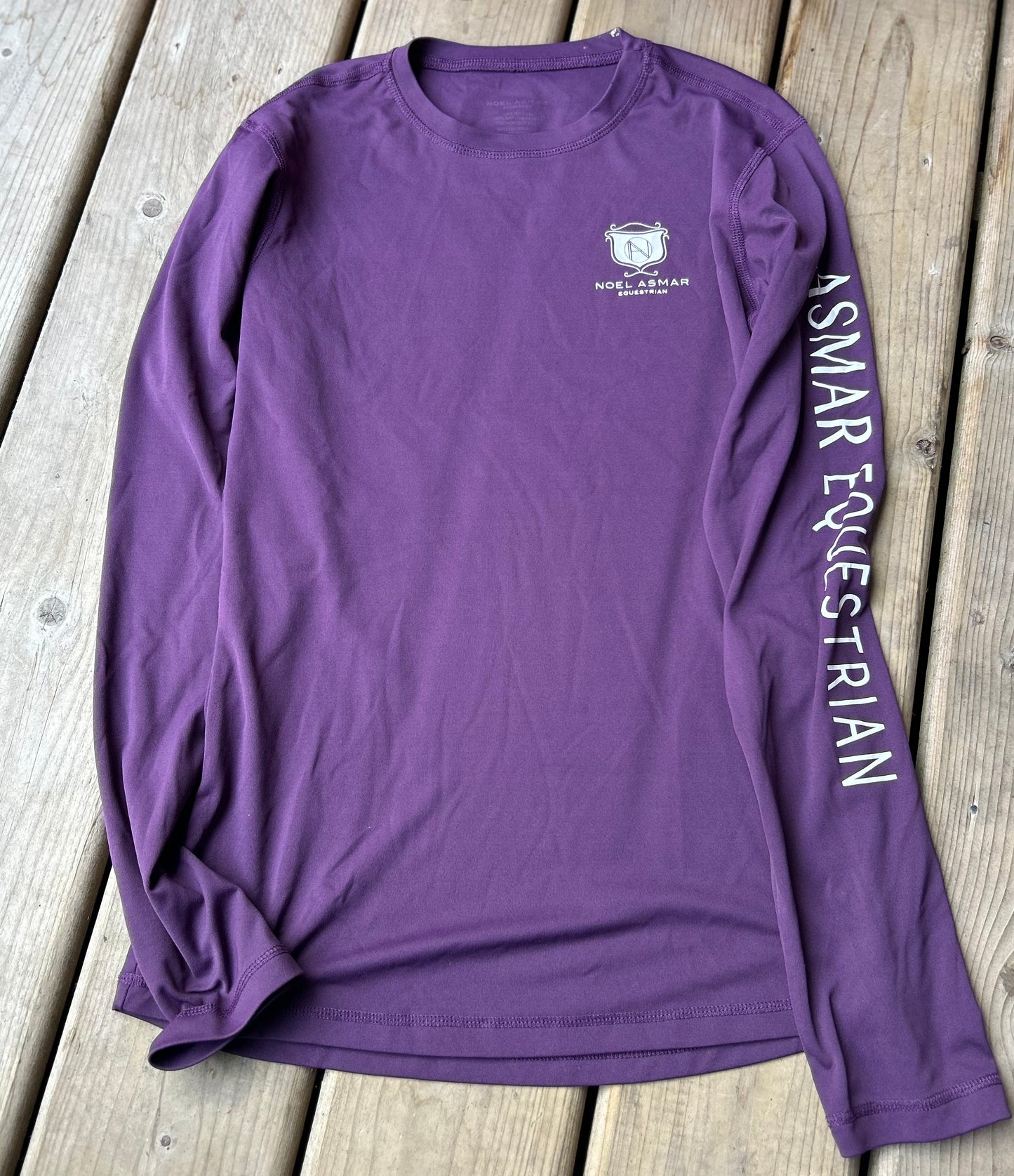 Asmar medium purple long sleeve shirt