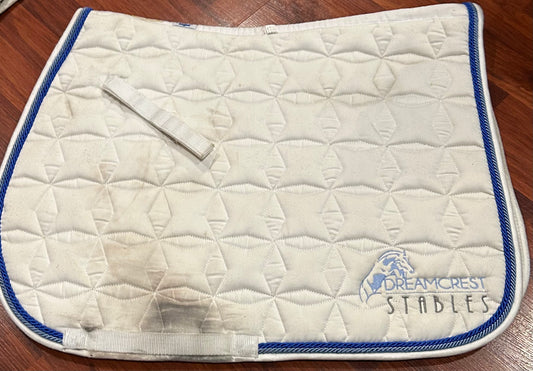 White with blue trim AP pad