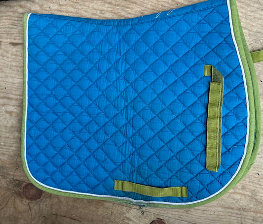Shedrow blue with green trim full size pad