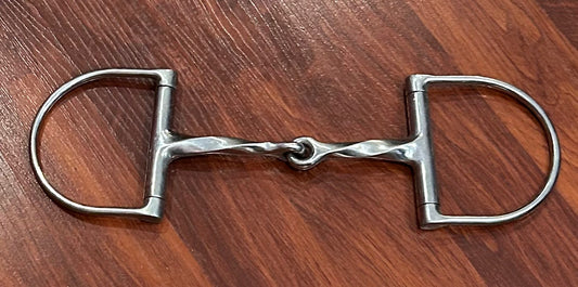 5.5” slow twist d ring snaffle