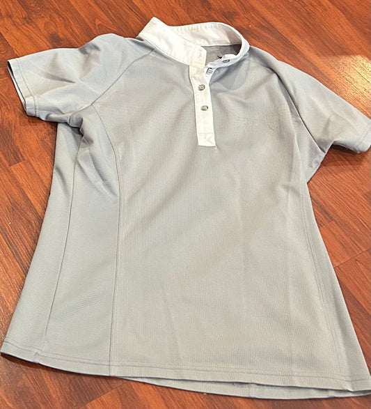 BR large grey short sleeve show shirt