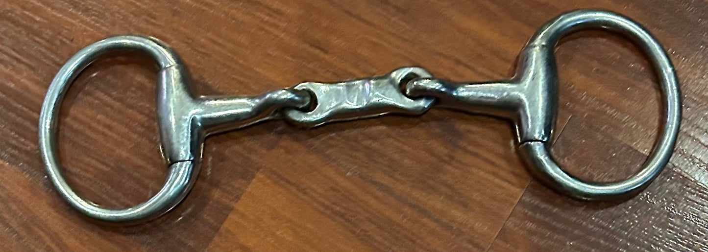 4.75” eggbut french link snaffle