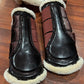 SD Design sparkle Cob size deep red set of 4 fleece boots