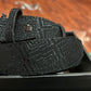 Kingsley belt squares black. New.