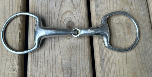 5” thick eggbutt snaffle