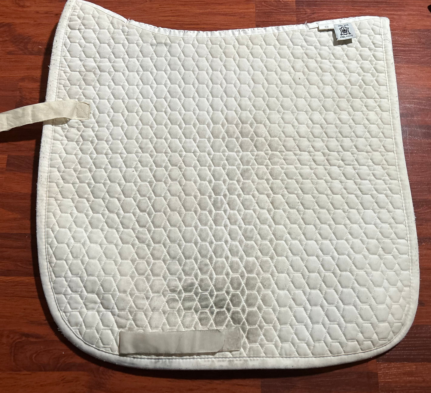 Mattes white dressage pad Large