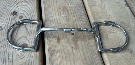 5.5” Myler English Dee D Ring w/ Hooks Comfort Barrel Snaffle MB 02 Lvl 1 Bit