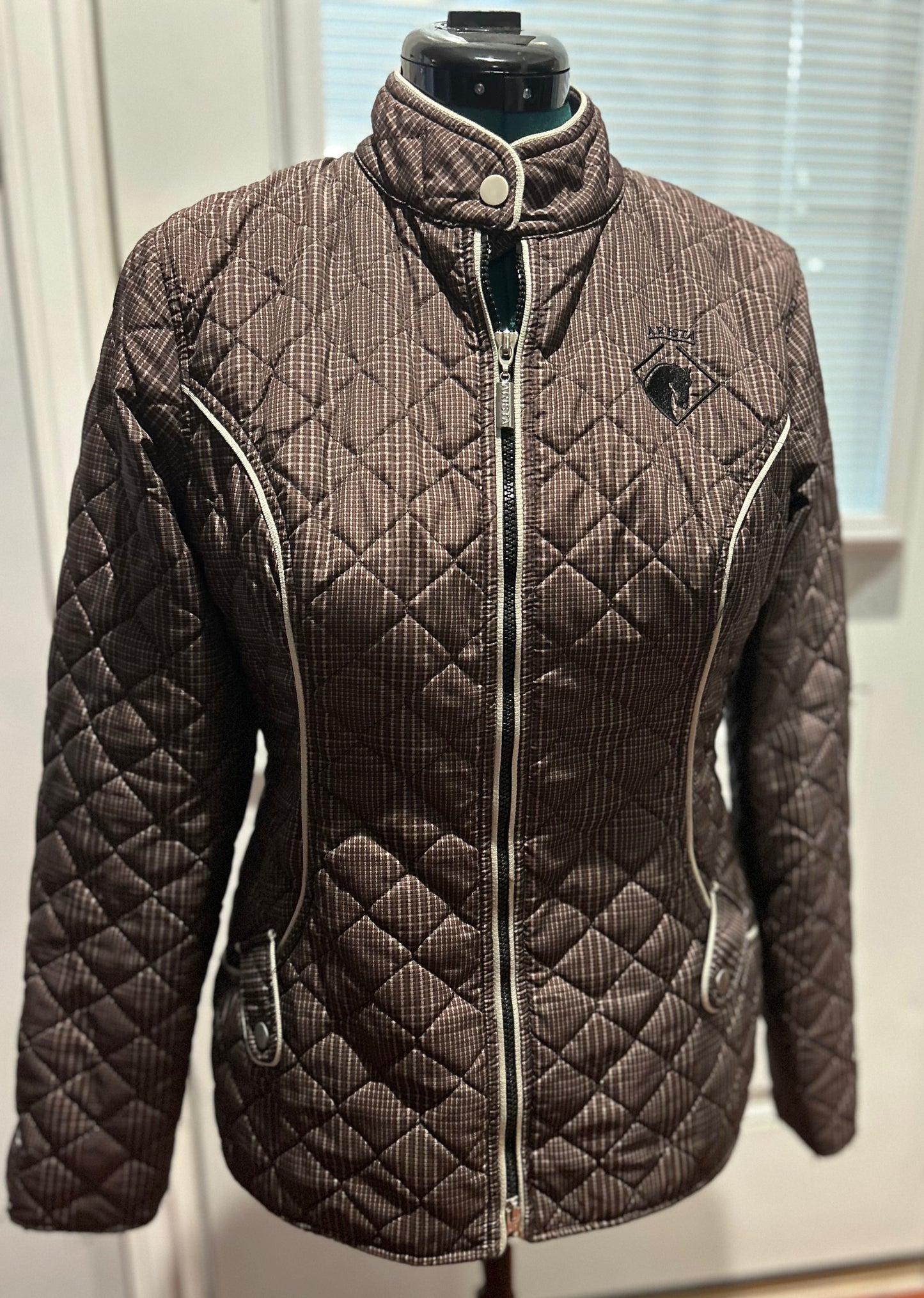 Arista Medium quilted brown jacket