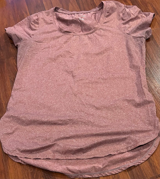 Medium pink short sleeve riding shirt