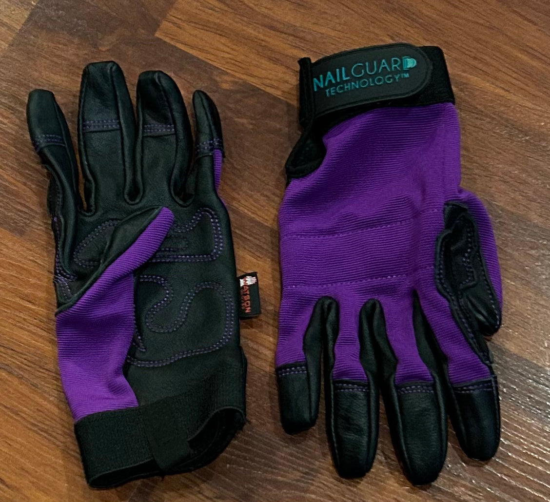 Watson large purple gloves