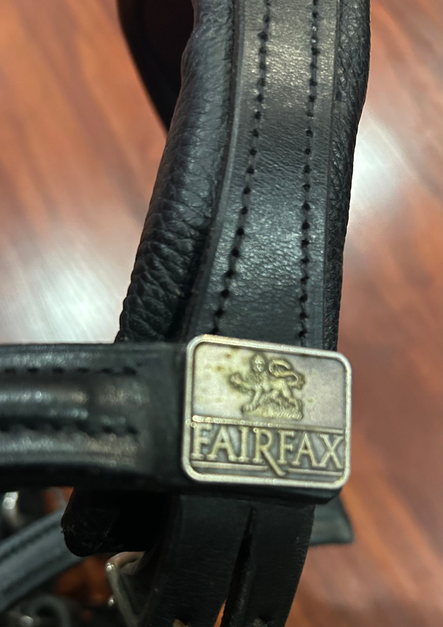 Fairfax standard size double Cavesson bridle